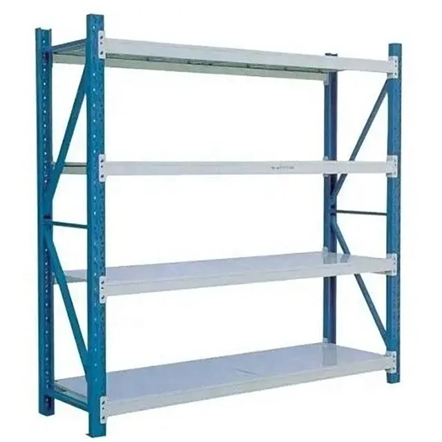 Peterack Multi-Level Medium Duty Rack System Storage Shelves Metal Rack For Warehouse