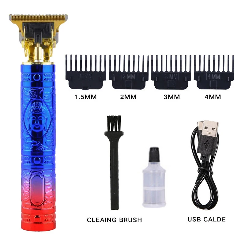 16-style wholesale T blade 0mm electric bald hair trimmer New Retro T9 mini hair clippers machine shaver for men