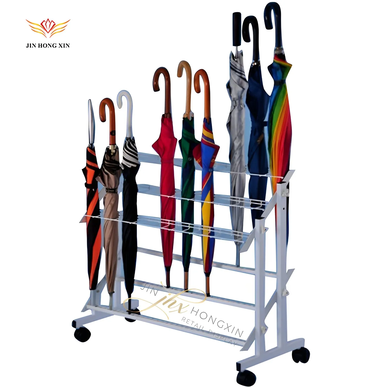 New arrival promotional metal display rack/stand hot selling umbrella storage holder