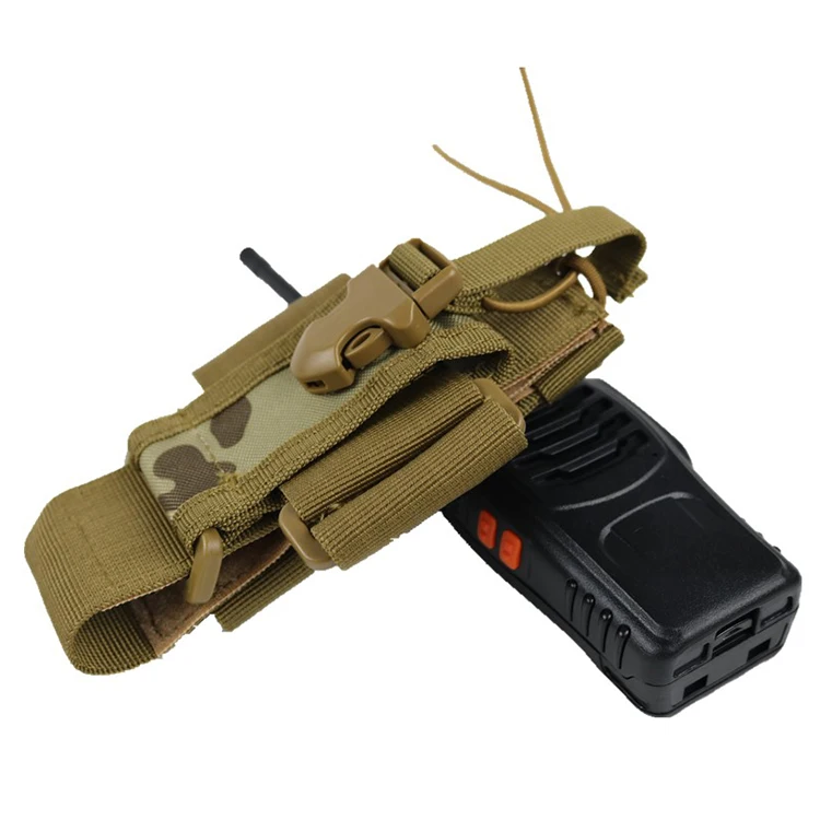Heavy Duty Multi-Functional Universal Two Way Radio Case Holder Nylon Walkie Talkie Pouch