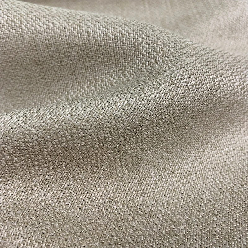 linen curtain black fabric stock color for home textile