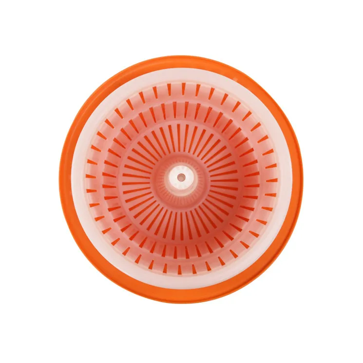 Food Grade 25L Manual Orange Plastic Commercial PP Vegetable And Salad Spinner