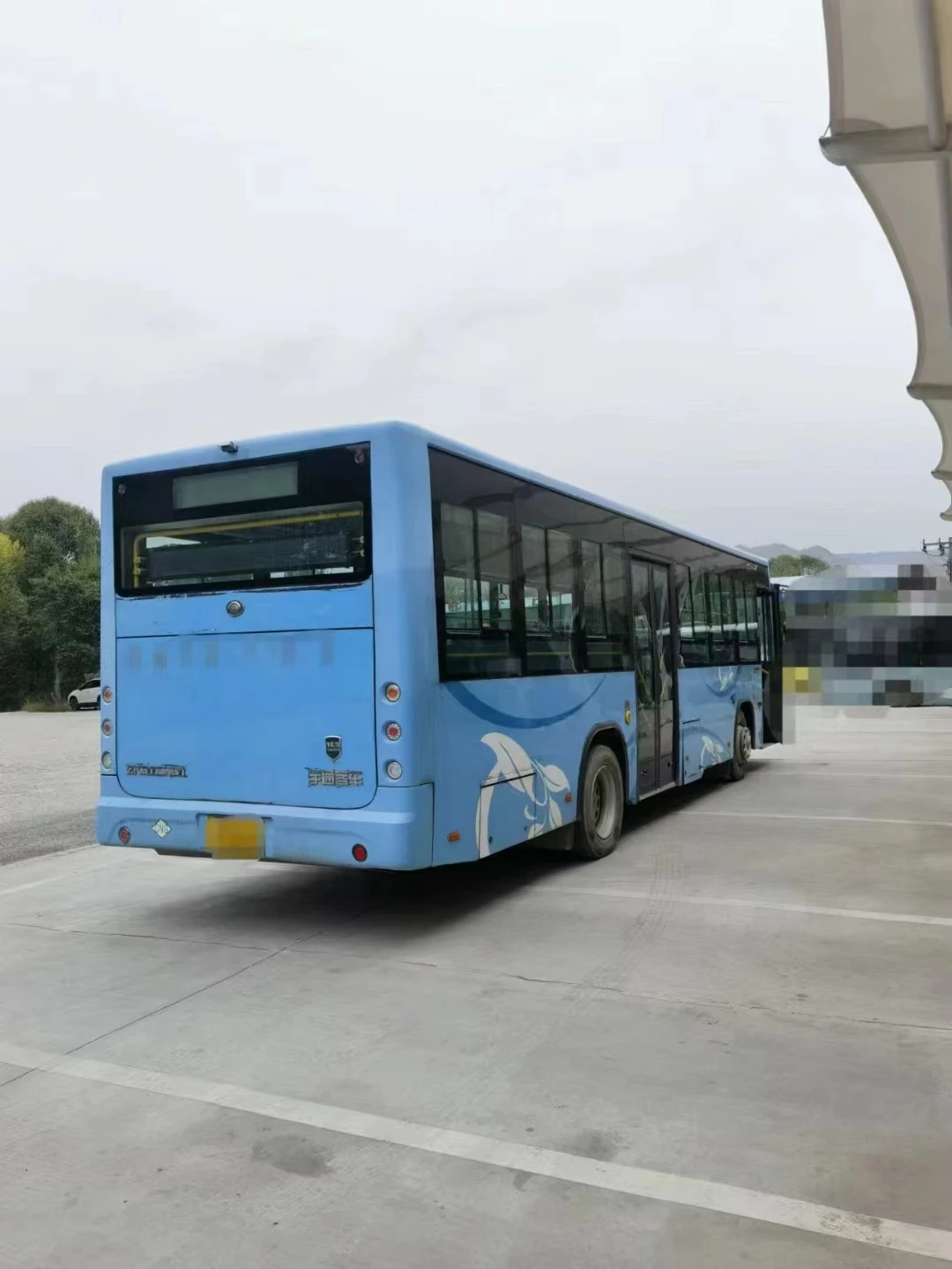Хорошая цена городской автобус с хорошим состоянием zk6118 31 мест CNG