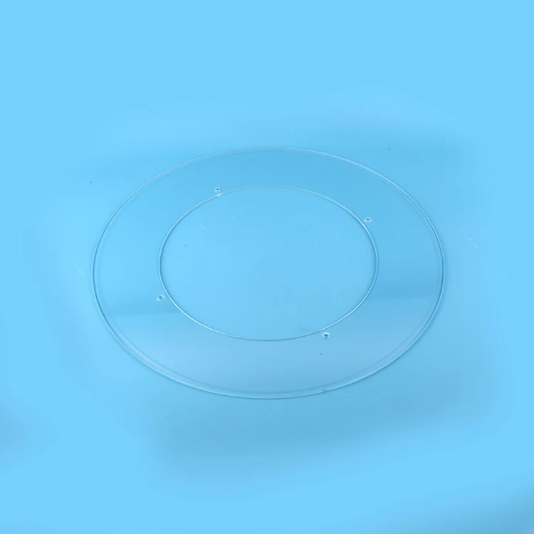 High Temperature Wear-Resistant CCD Screening Machine Ring Precision Transparent Tempered Glass Instruments Solar Applications