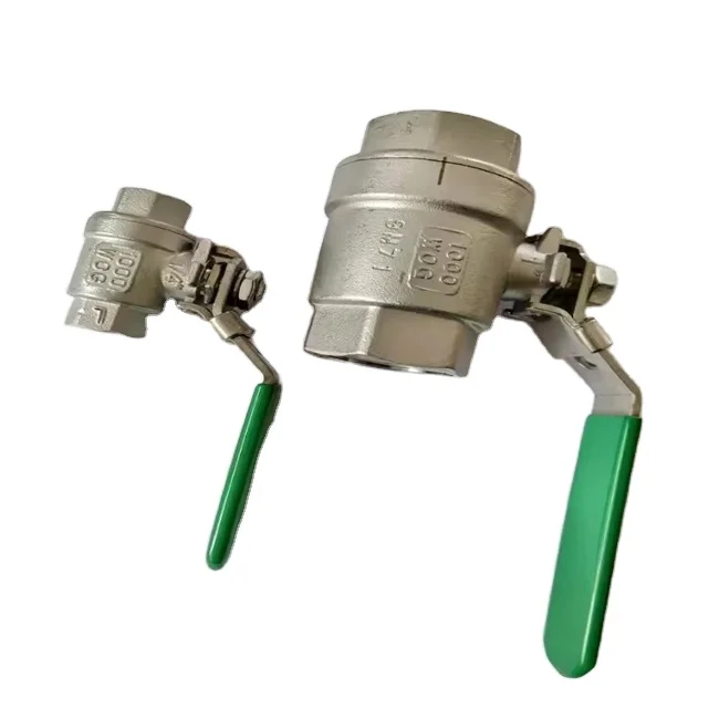 DN10 DN20 DN50 кованая водяная Паровая воздушная газовая SS304 SS316 1/4 '1/2' компрессионный шаровой клапан из нержавеющей стали