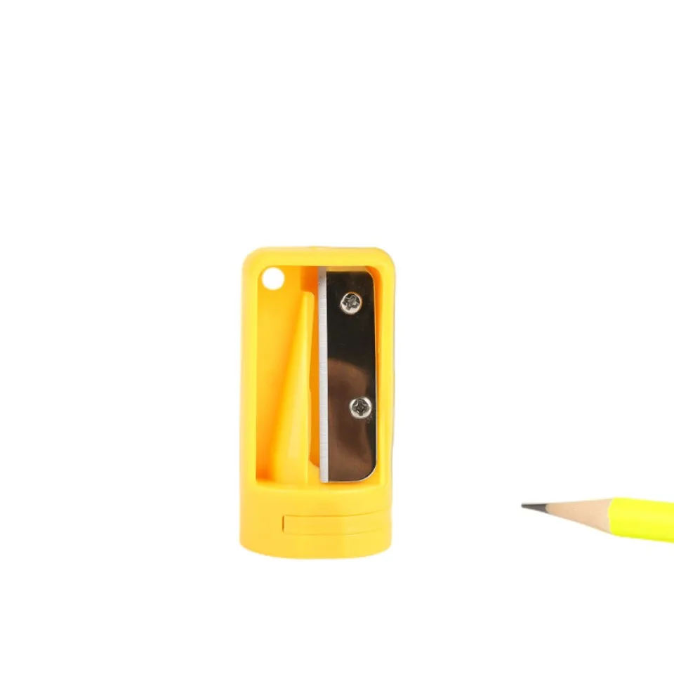 School Office Supplies Kid Stationery Gift Standard 1 Single Hole Beveled Mini Plastic Pencil Sharpener