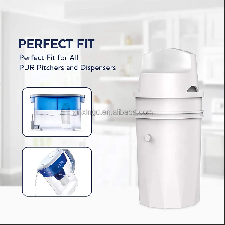 Coconut Shell Activated Carbon Pitcher Water Filter Replacement for Pur CRF950Z,PPT700W,CR-1100C,DS-1800Z