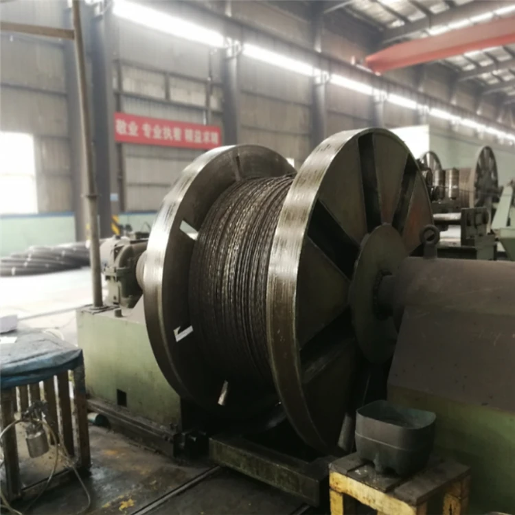 
Hot sale pc strand production line 1x7 15.2MM 1860MPa STANDARD ASTM 416 /A416M Low relaxation 
