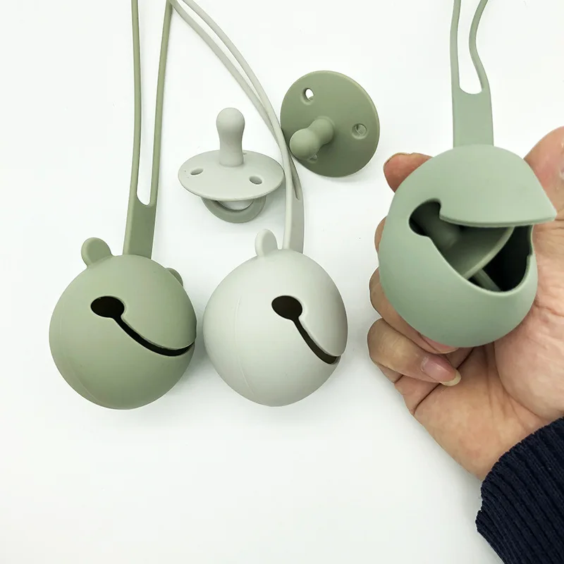 Professional wholesale silicone nipple bag does not contain bisphenol nipple bag to prevent nipple loss, customizable logo