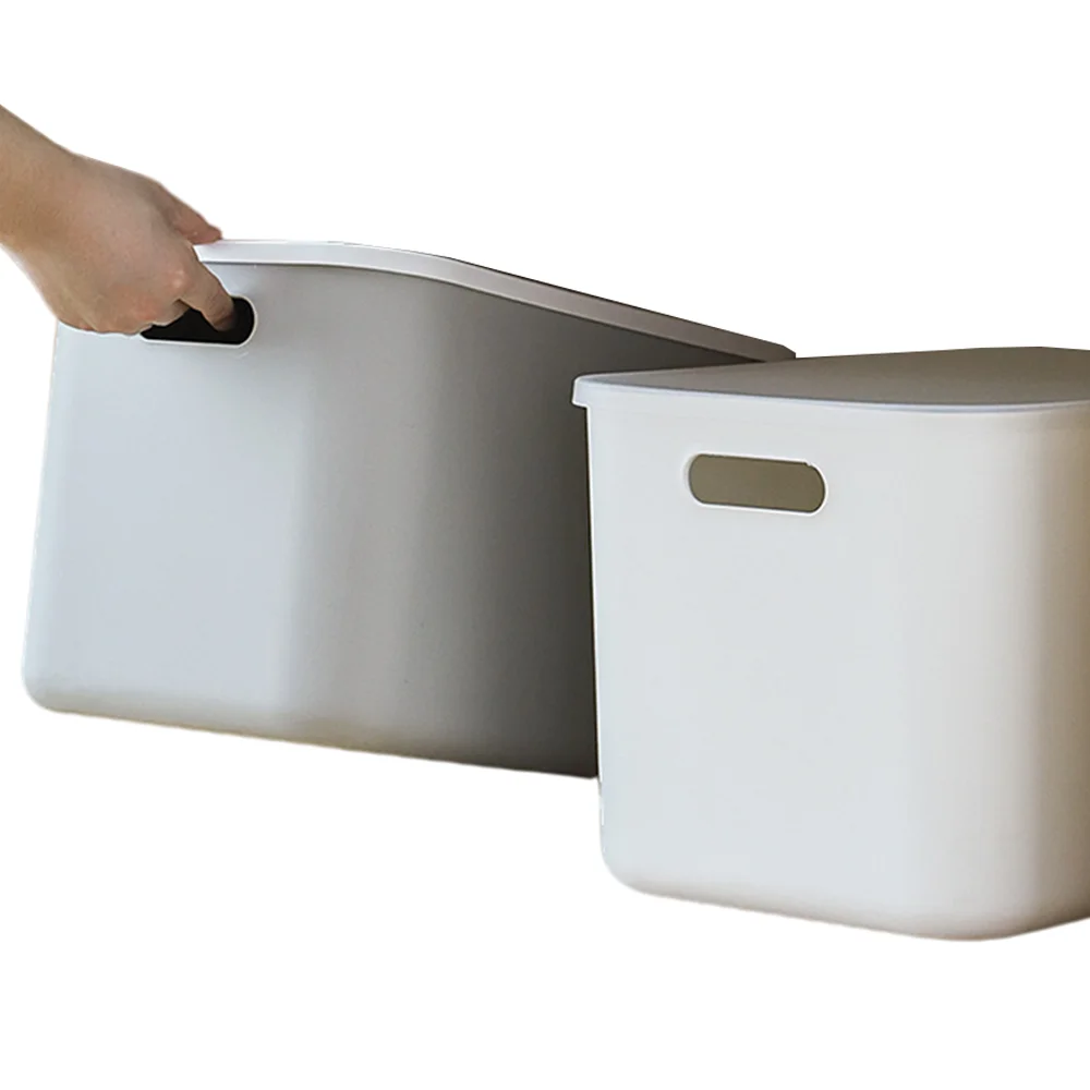 Household clothing storage desktop large plastic sundries with cover storage box