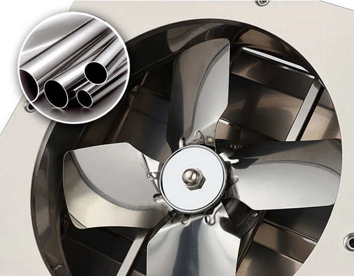 Wall Mounted High Velocity Stainless Steel Industrial Venty Ventilation Extractor Fan Metal Kitchen Exhaust Fan For Household