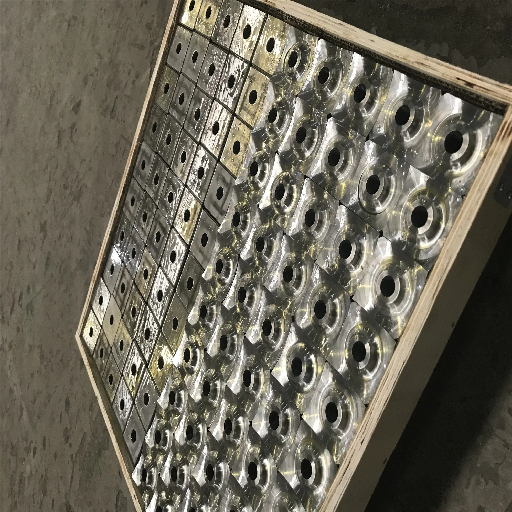 Blades for Zerma plastic shredder machine good price square rotor blades