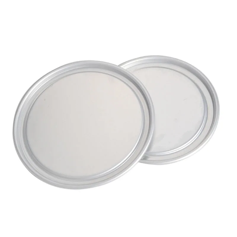 6-12 Inch Aluminum Round non stick Pizza Pan Kitchen Bakeware Plate Tray Deep Baking Dish pizza tray with Lid