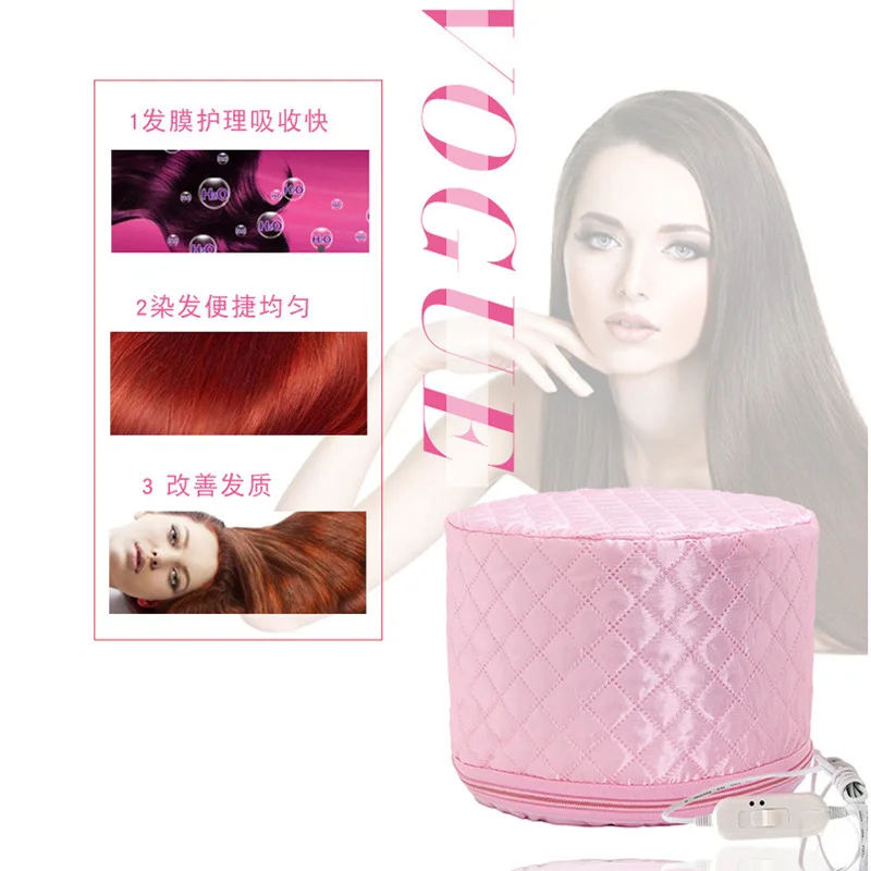 Hair Steamer Cap Dryers Electric Hair Heating Cap Thermal Treatment Hat Beauty SPA Nourishing Hair Styling Care