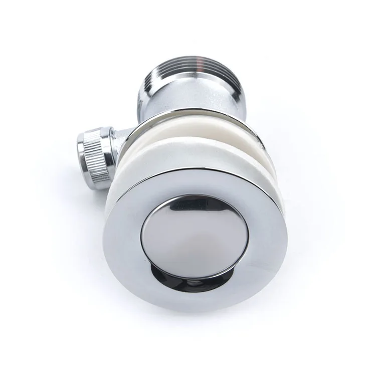 Ванная комната хромированной латуни Pop Up разъем Кухонная мойка водосток для умывальника