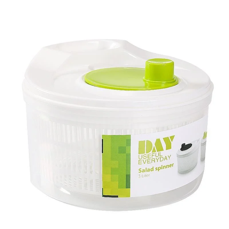 Multifunctional Home Kitchen Salad/Fruit/Dry Vegetable Dehydrator Handy Hand-Crank Draining Gadget Sink Aluminum Plastic