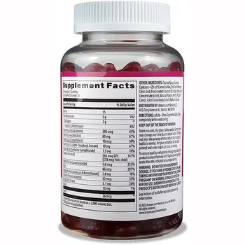 Private Label Best Multivitamin Gummies Candy for Men and Women with Vitamin C Zinc for immune boost biotin hair gummy