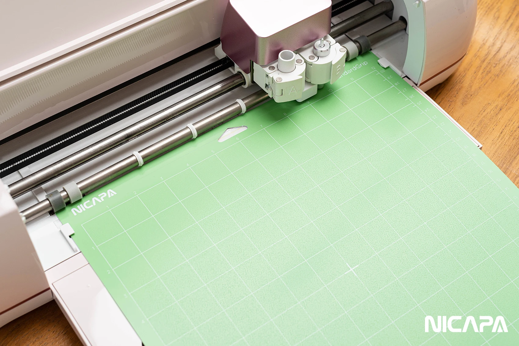
Nicapa Green Lightgrip Cutting Mat for Cricut Explore Air/Air 2/Maker (12x24,3pack) Adhesive Sticky Craft Accessories Mats 