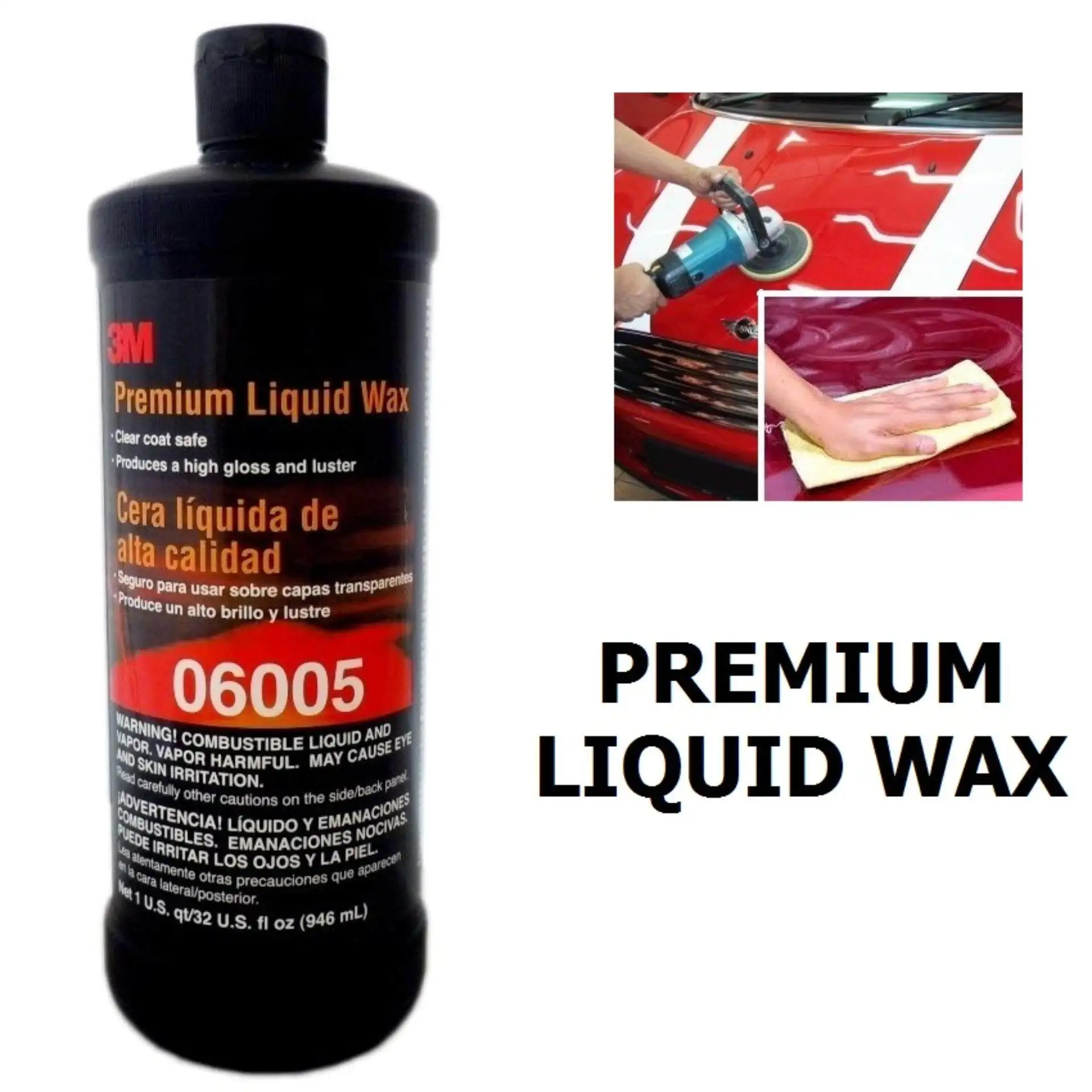 3m 06005 Cera Liquida Premium automobile scratch repair wax polishing wax beauty