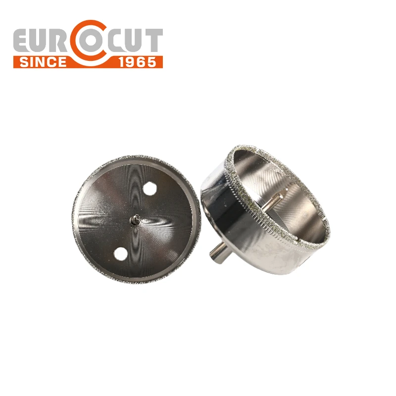 EUROCUT Glass Opener Diamond Hole Saw Cutting Diamond Glass Hole Saw For Granite