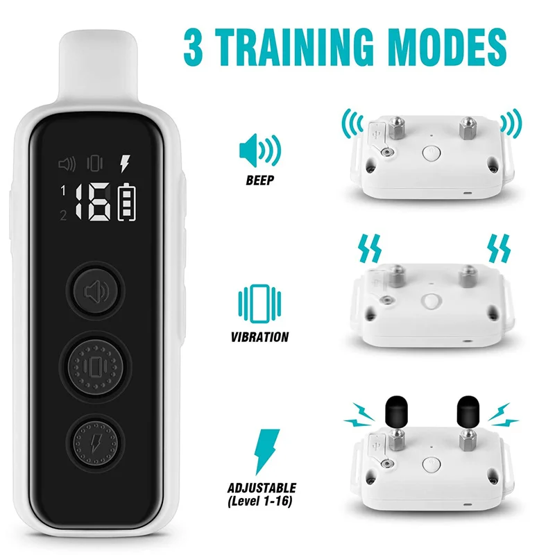 Best Patpet Dog Anti Bark Control Device Remote Quality Control Training Shock Collar For Dogs With Remote