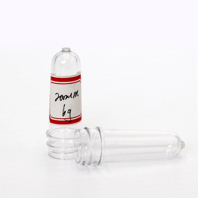China cosmetic PET preform manufacture of 20/410 preform 6g 8g 10g for small spray bottle