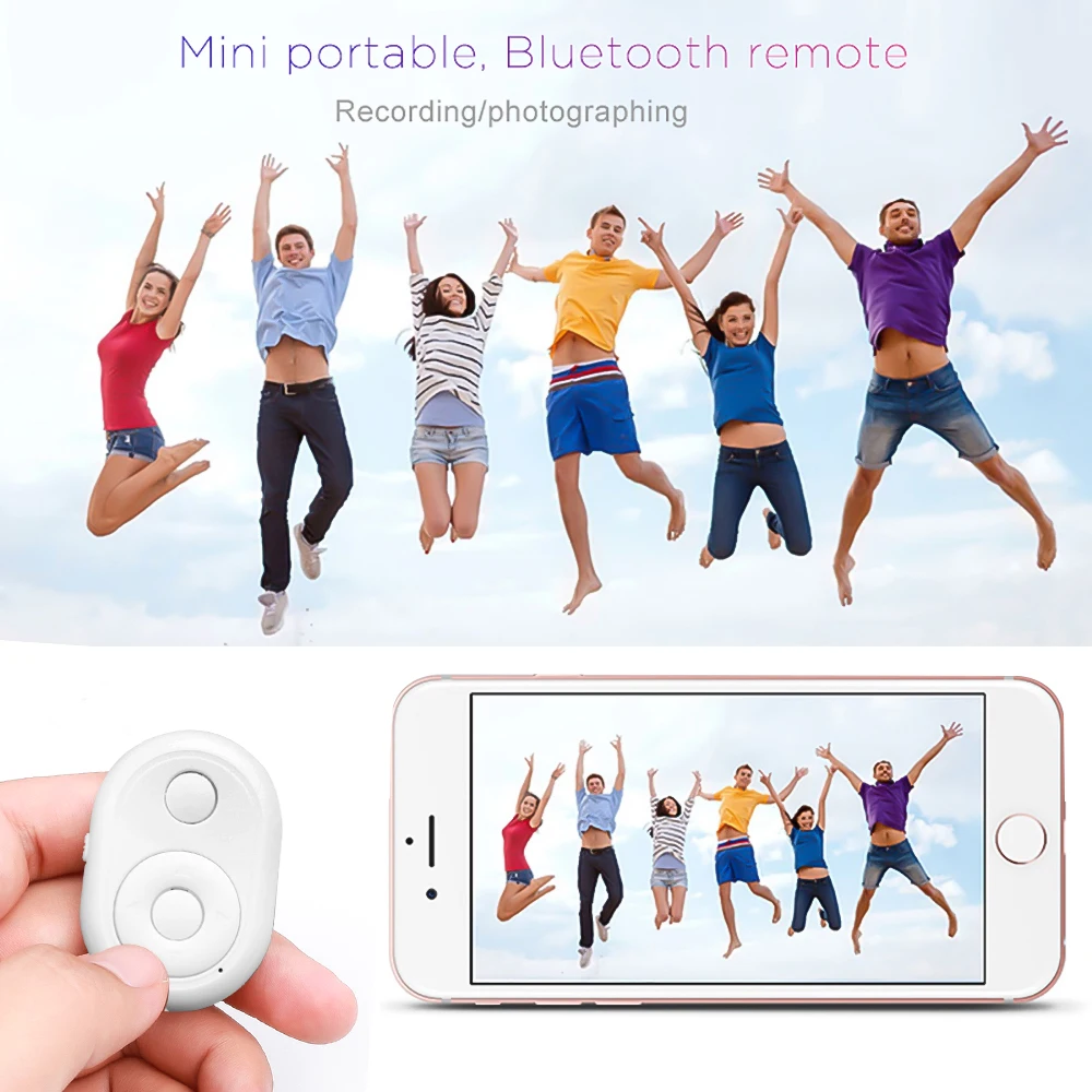 
Shutter Release BT controller Adapter Photograph Control BT Remote BT for Selfie iOS Phone Camera Accessory 