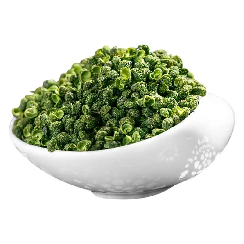 HUAOU Wholesale Cheap Price Sichuan Green Pepper  Natural Dry  Green Pepper For Spices Supply Green Peppercorns