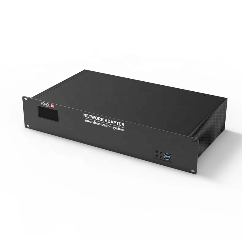 YONGGU-C12  2u rack mount chassis industrial pc case flat side, with 5mm faceplate 482*89-250