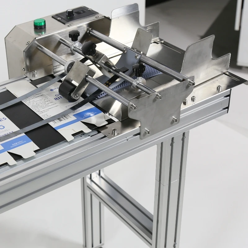 Yaomatec Automatic Paging Machine Paper Box Paging Card Counting Conveyor Belt Paging Machine Suitable for Flat Inkjet Printers
