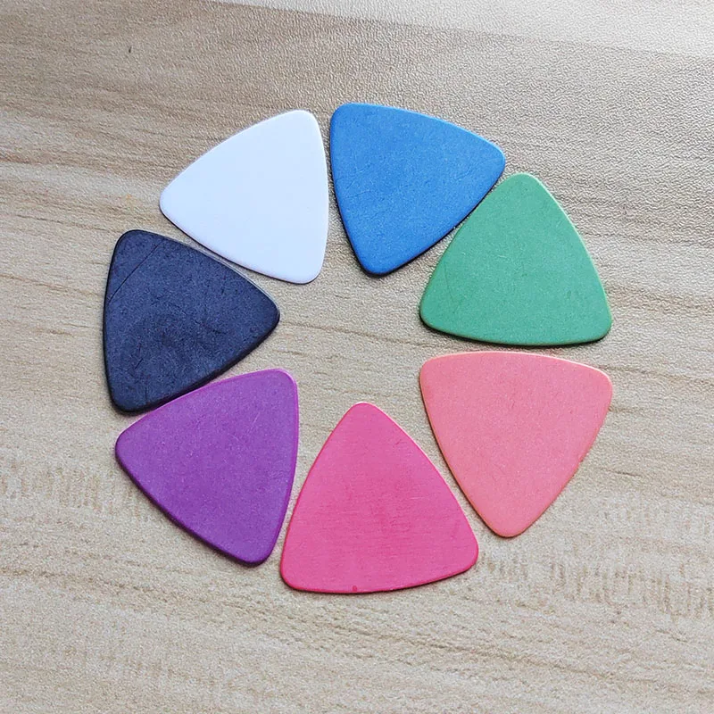 100Pcs Blank Derlin Triangle guitar pick for different thickness 0.5mm 0.6mm 0.73mm 0.88mm 1.0mm 1.14mm,1.2mm Pick