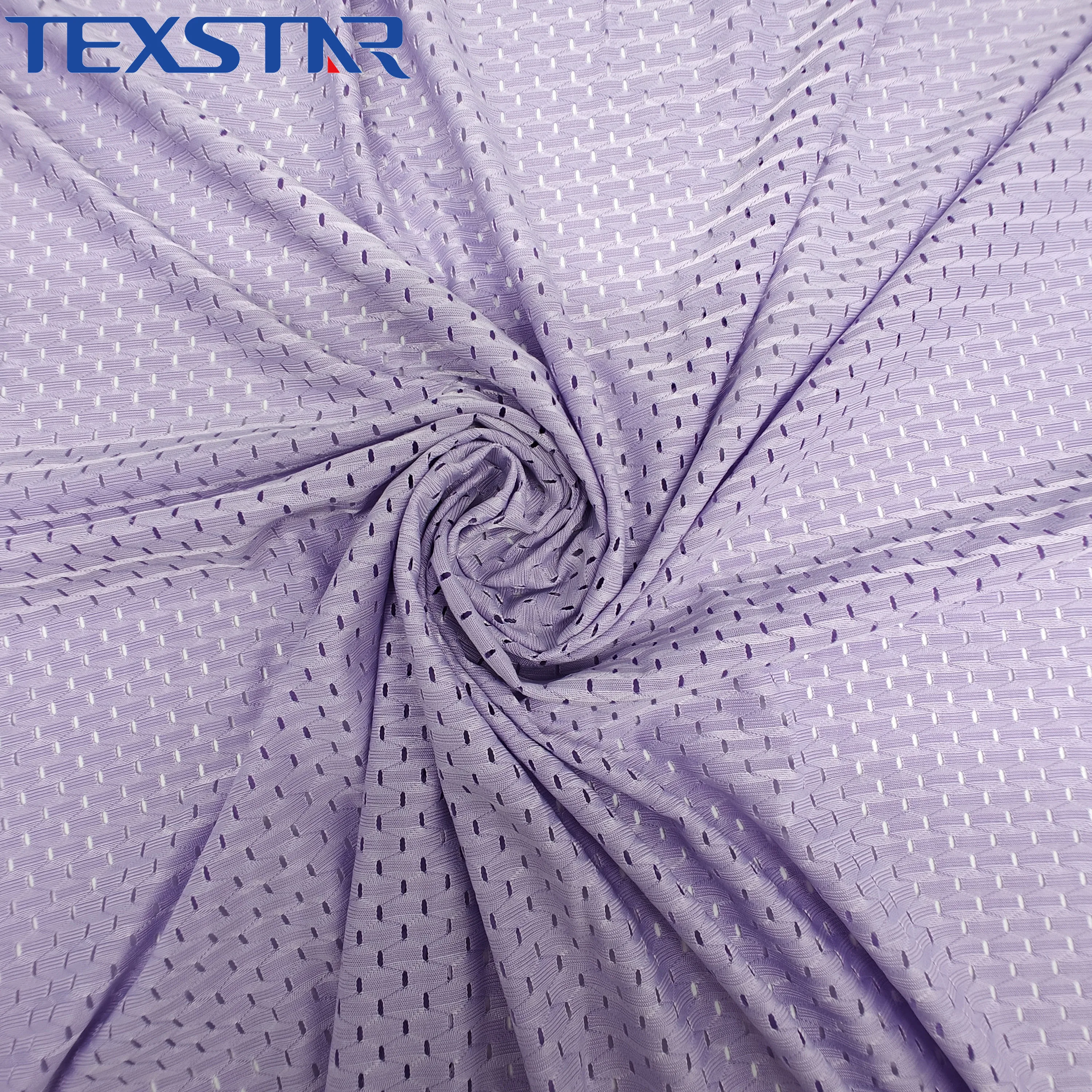 Polyester Spandex Low Elastic Stretch Mesh Fabric for Active Wear Mens Shorts Jogger Sportswear