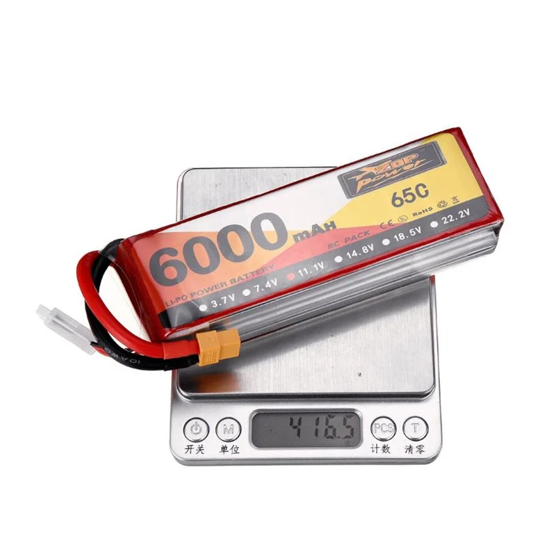 Оптовая продажа с фабрики 3S 11 1 v 6000mah RC батарея лидер продаж lipo для дрона
