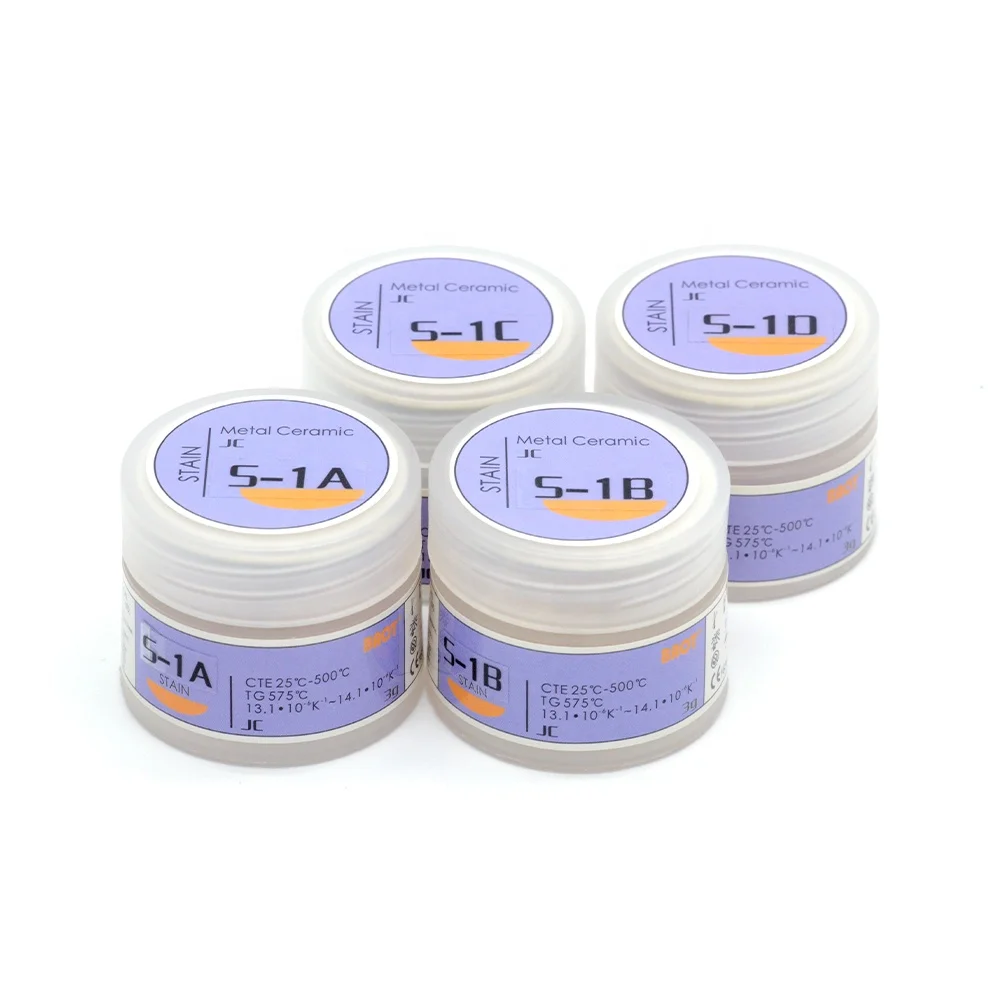 PFM Stain 3g Less Shrinkage Dental Consumables Materials Technician Ceramic Dental Implant S-1A S-1B