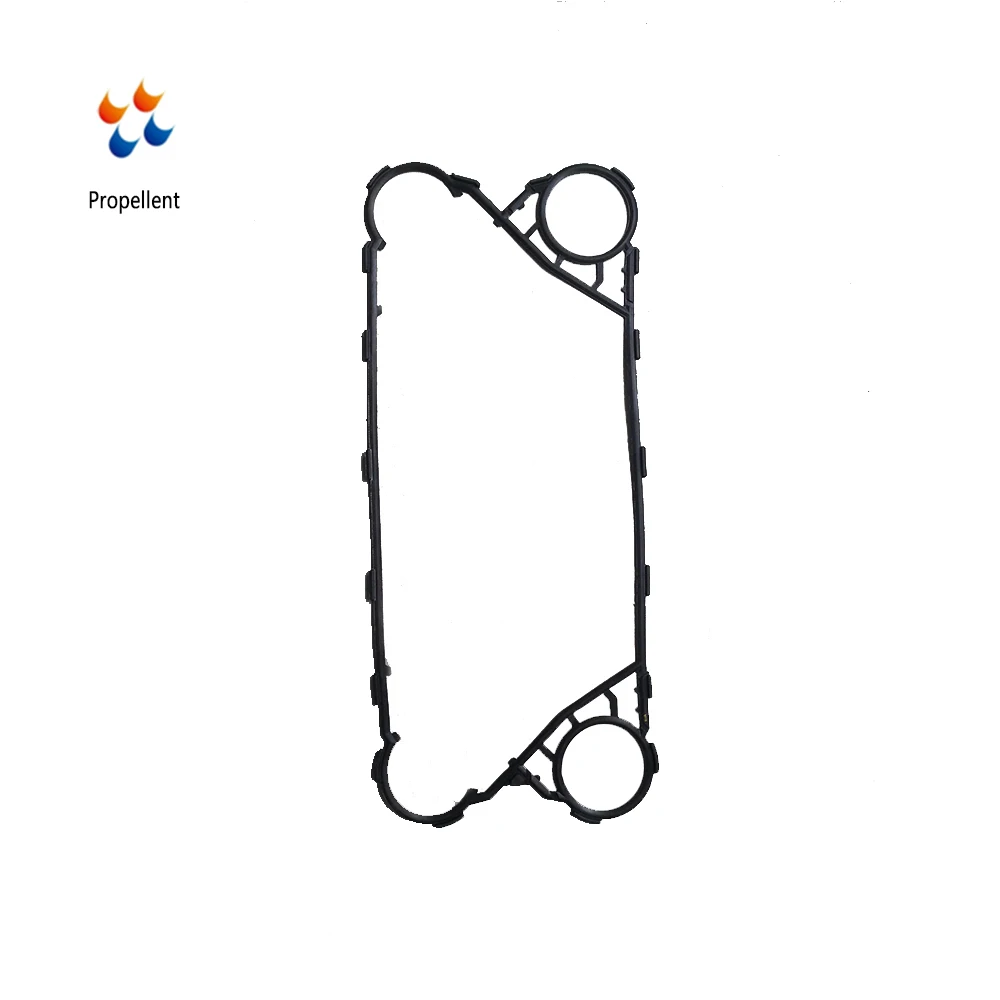 API Sigma 13 Customized High Temperature Resistance Plate Heat Exchanger Gasket For Heat Pumps