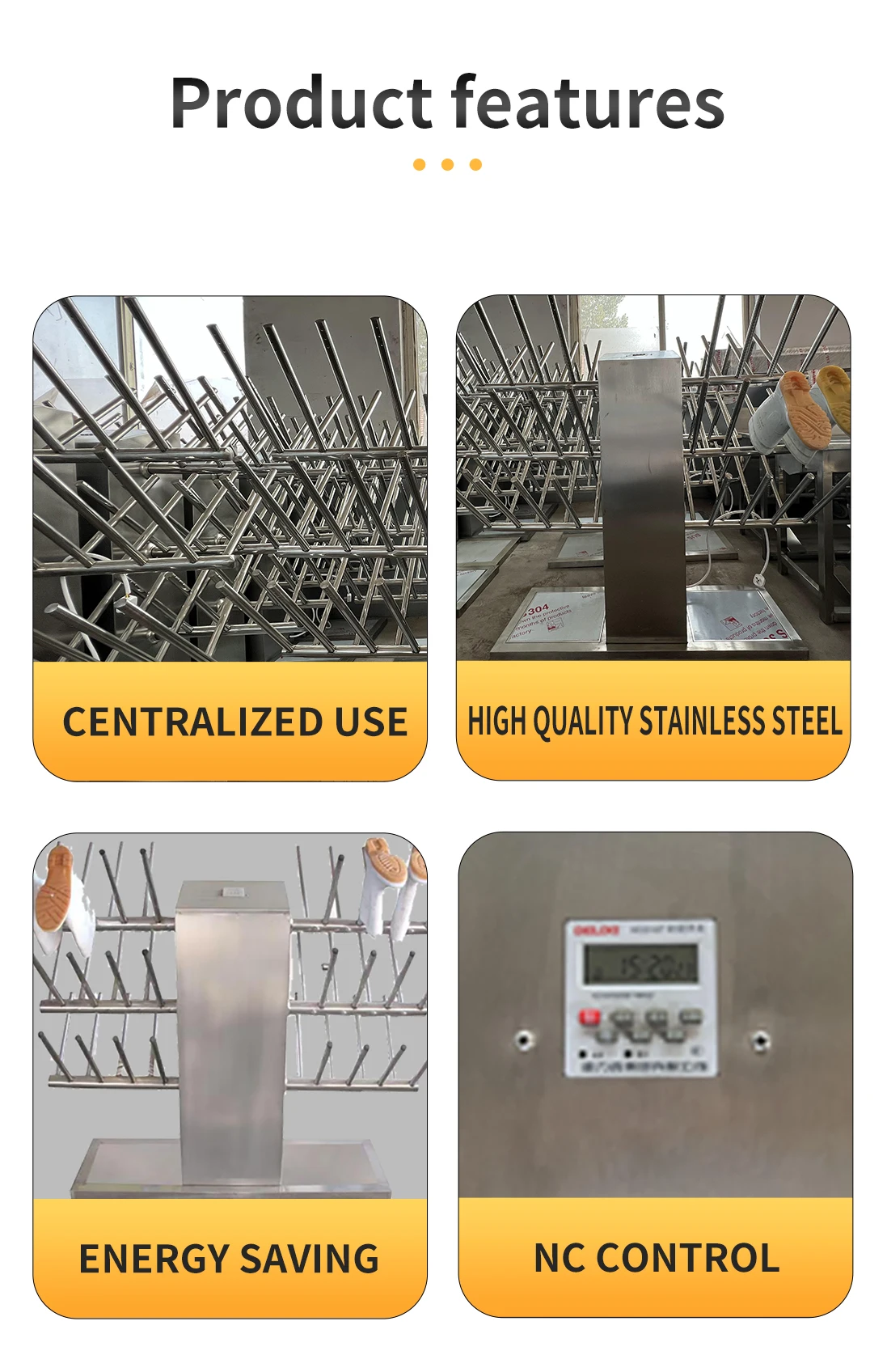 304mm stainless steel 220v shoes dryer machine boots drier