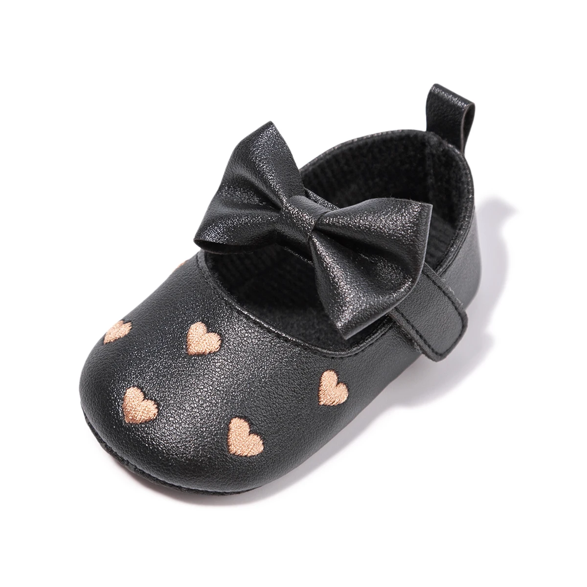 Amazon hot indoor infant baby comfortable Bow princess shoes anti-slip dress