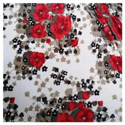 Mid-east double sided 200gsm flannel printing fabric  for blanket