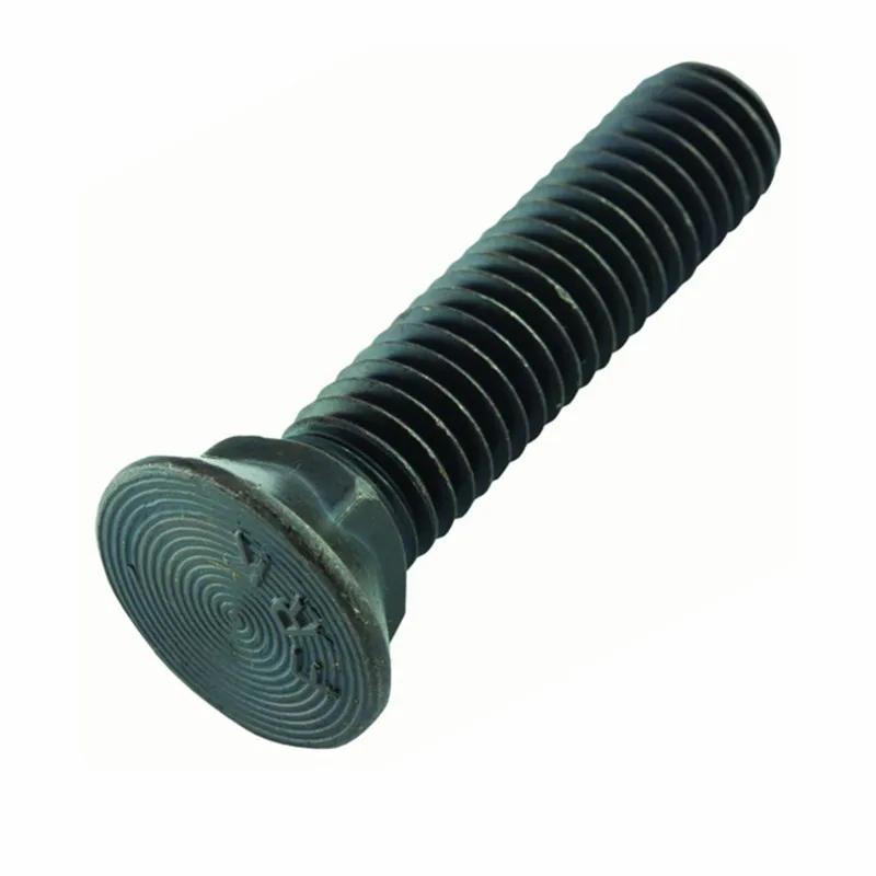 
high tensile Excavator use 12.9 flat head countersunk plow bolt and nut 