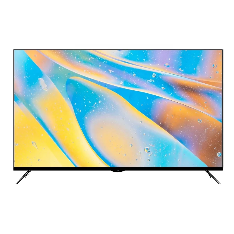 A+ grade gaming monitor voice wifi QLED commercial tv frameless adult iptv live streaming 65-120 inch 8k smart led panel tv