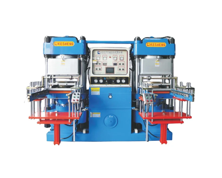 250T High-Precision Double-Pump Full-Automatic Vacuum Fornt-Style 2RT Hydraulic Molding Machine for silicon / rubberProducts