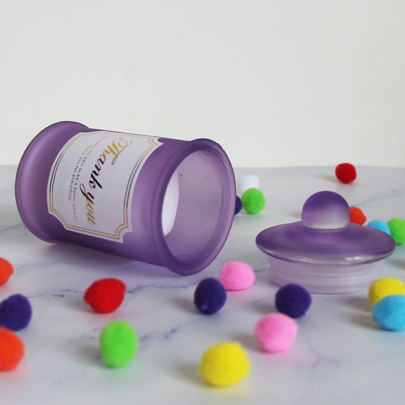 Wholesale Customize Candle Manufacturers Soy Gift Mini Candles Christmas Gift Frost