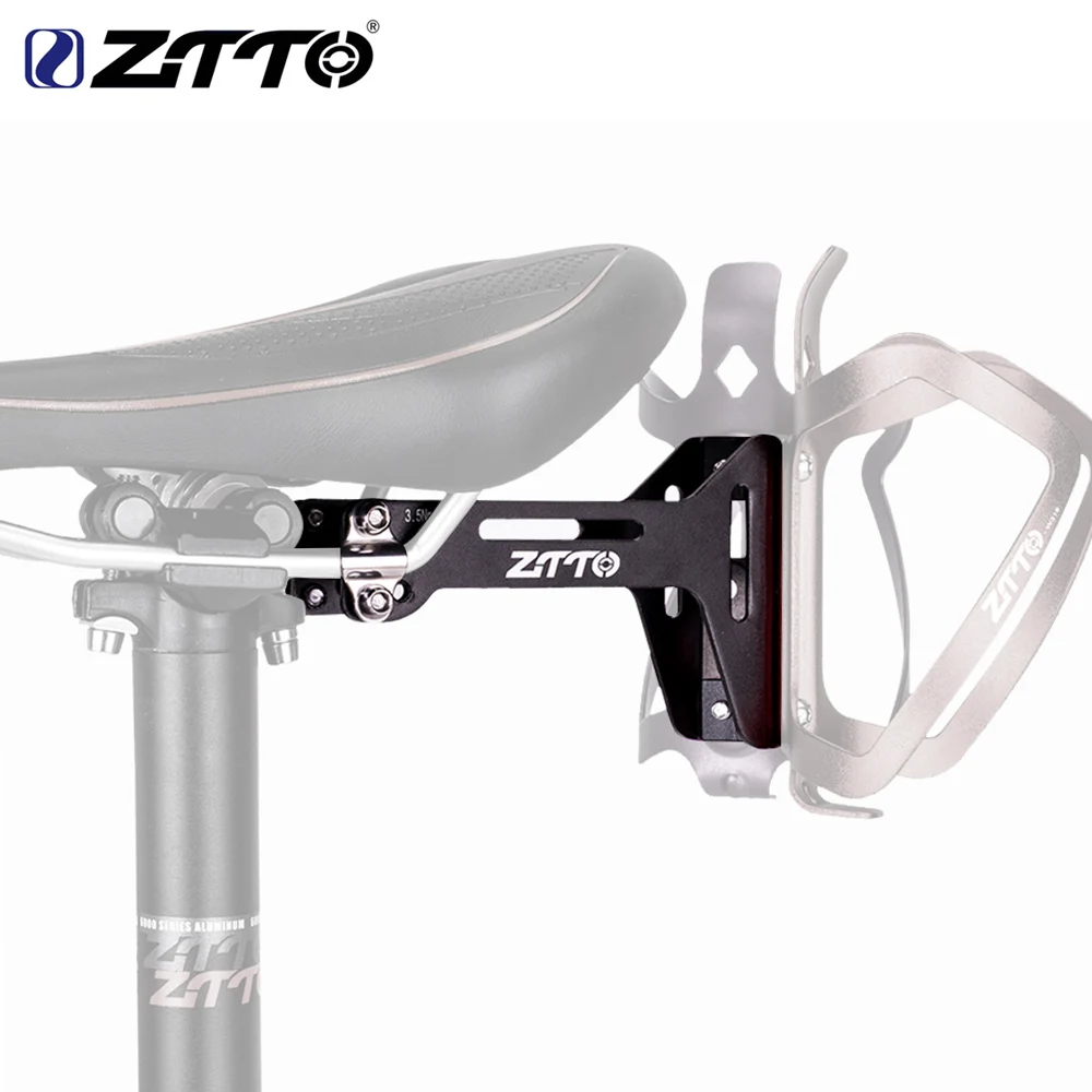 ZTTO BICYCLE BICYCLE DOUBLE BOTTLE CAGE ADAPTER ALUMINUM ALLOY BOTTLE CAGE CLAMP RAINBOW COLOR BOTTLE HOLDER SUPPORT