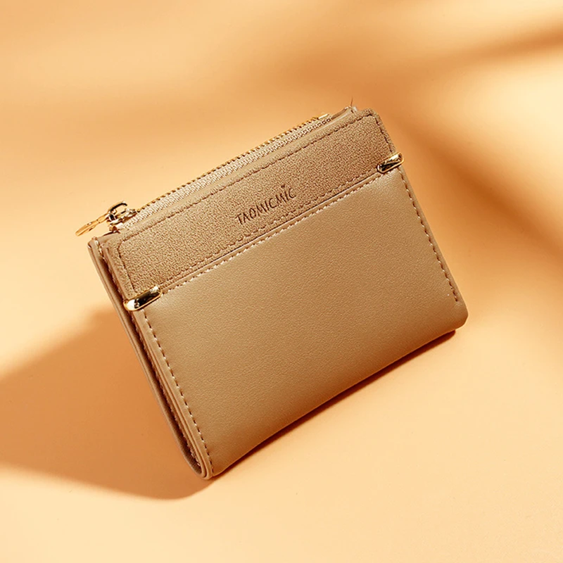 2024 Hot Selling Wholesale Retro Women PU Leather Wallet Fashion Girl Zipper Purse Bag Cute Ladies Coin Wallets
