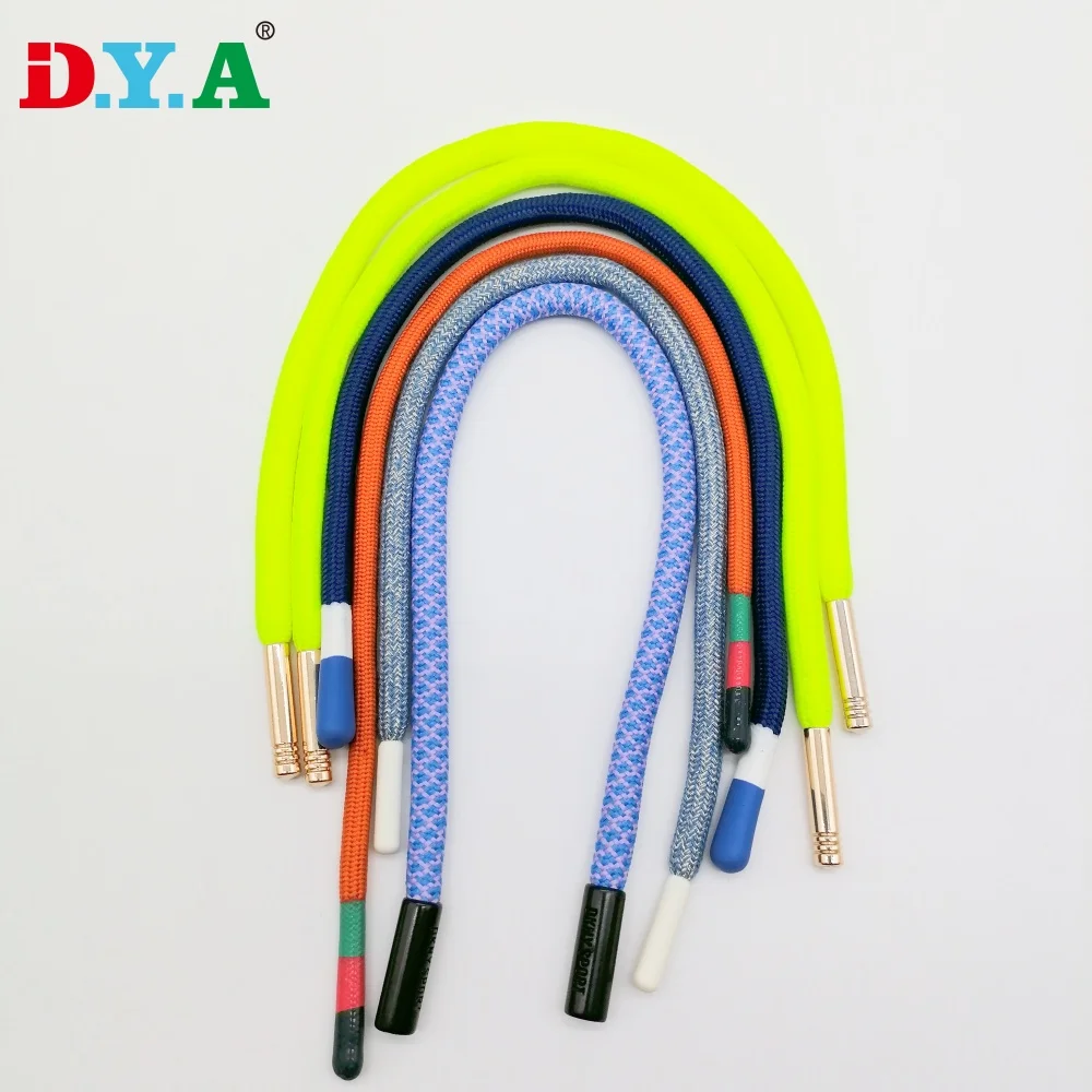 Round Cord Flat Rope Polyester Drawcord Nylon Shoelace For Shoes And Clothing Accessories