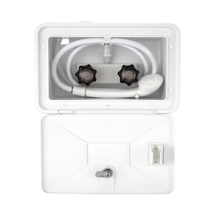 Factory Made Small Rv Exterior Box Camper With Shower For Sale
