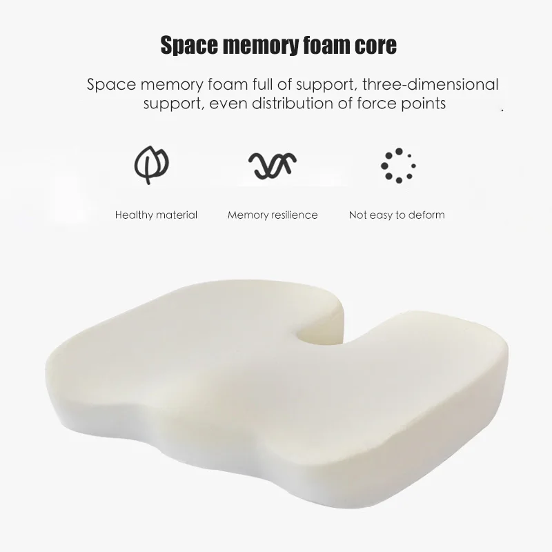 Hot Selling Customizable Orthopedic Gel Car Seat Cushions For Office Chair and Car Soft Memory Foam Car Seat Cushion