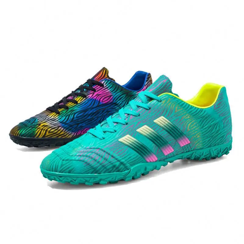 2021 New Outdoor Training Sneakers Soccer Shoe Long Spikes Sport Boots Men Professional Football Shoes