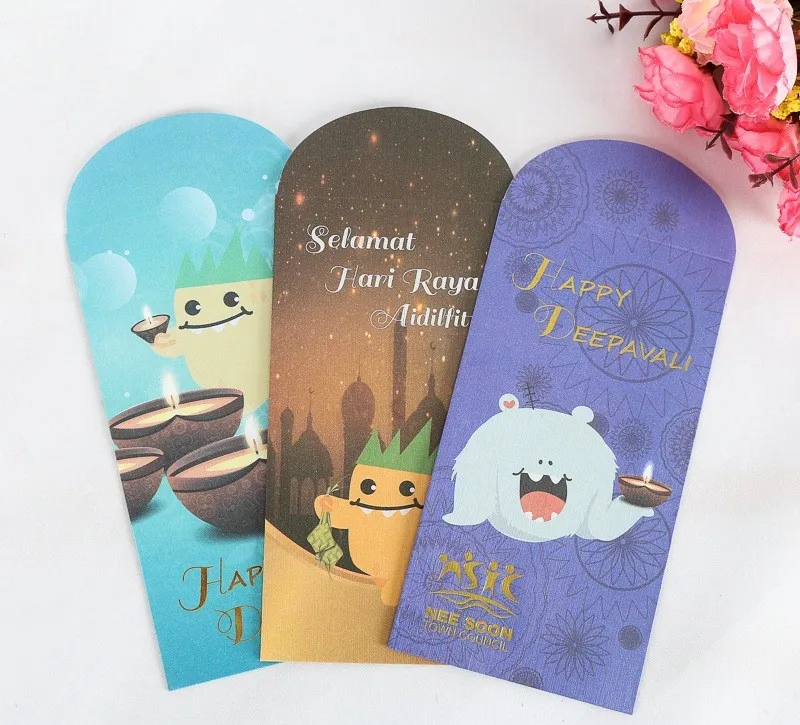 Custom print gift packaging cardboard paper envelope