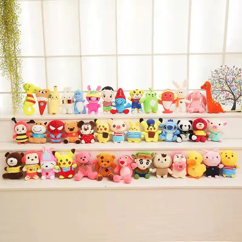 Cheapest 18-20cm plush claw machine bulk toys for claw machine mini stuffed animals claw machine plush toys mainan terbaru 2022